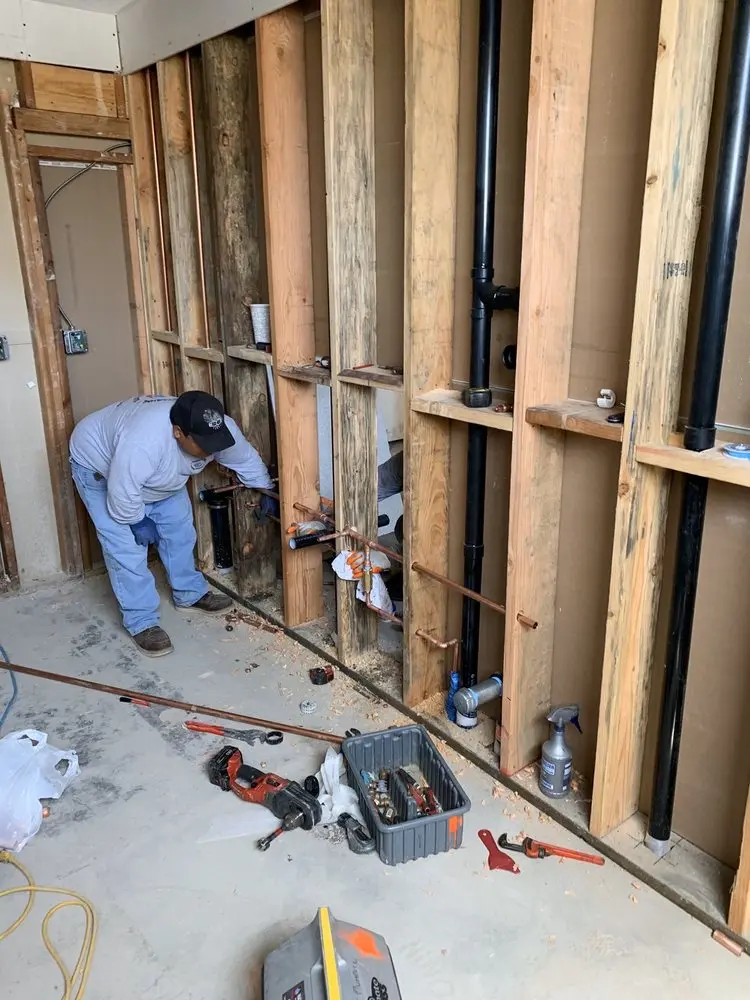Commercial rough-in plumbing for Water Heater Replacement in Cramerton